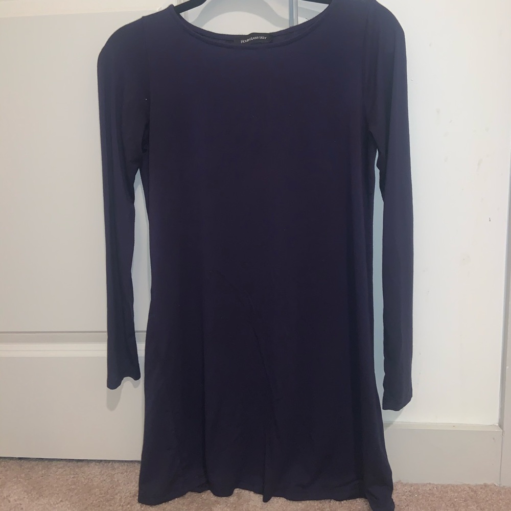 Boutique simple navy dress